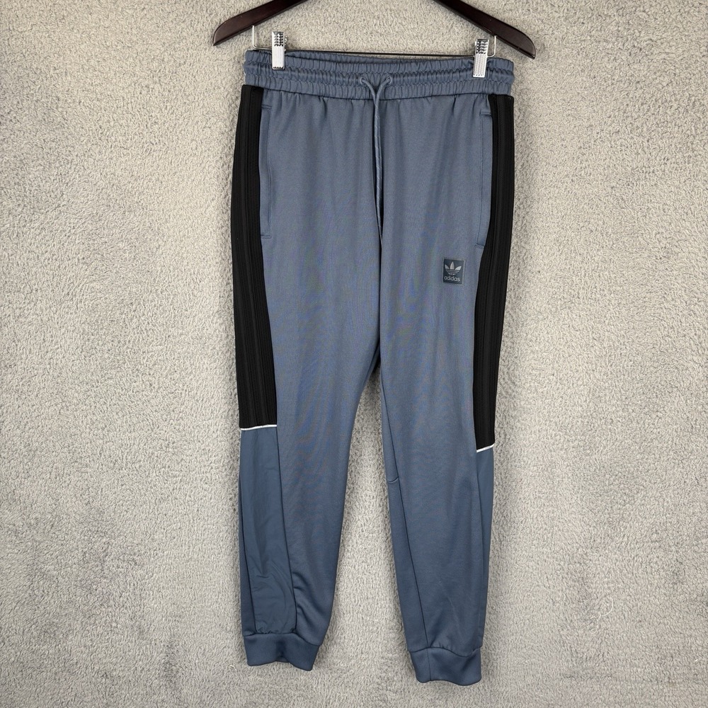 Adidas Tiro Track Pants Mens Medium Blue Soccer Training Tapered Jogger HHG4051